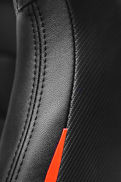 CPA2001 Euro Series All Black PU Leather with Carbon Fiber PU (Sold in Pairs)