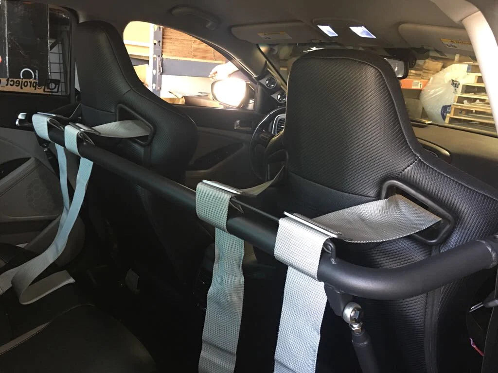 Cipher Racing Harness Bar Black Powder Coated (2011-2015 Kia Optima)