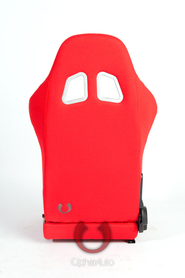 CPA1007 Red Cloth Universal Racing Seats (Sold in Pairs)