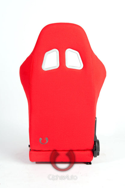 CPA1007 Red Cloth Universal Racing Seats (Sold in Pairs)