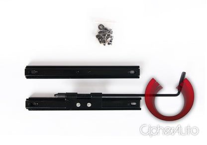 CPA1025 Black Cloth Universal Racing Seats (Sold in Pairs)