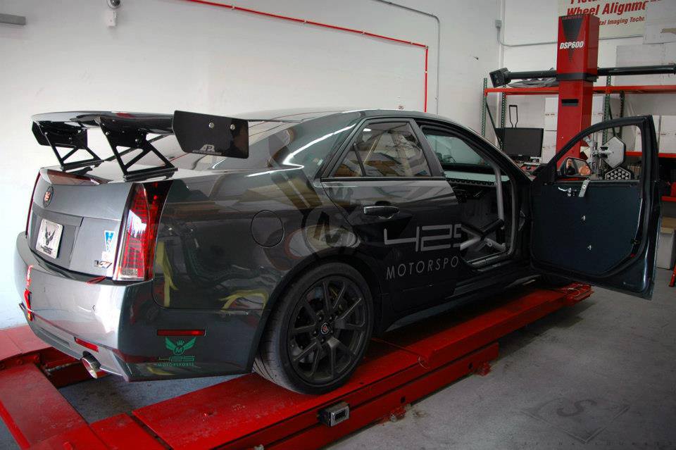 APR Performance  Cadillac CTS-V Sedan GTC-500 Adjustable Wing 2008-2015