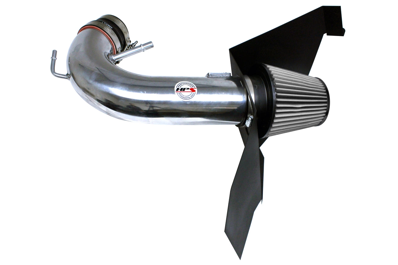 HPS Performance Air Intake Kit 2015-2017 Ford Mustang GT V8 5.0L-Polished