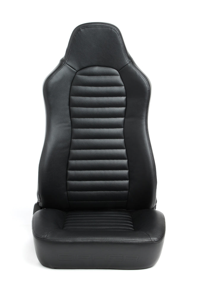 CPA3001 Black Leatherette Universal Suspension / Jeep Seats - Pair