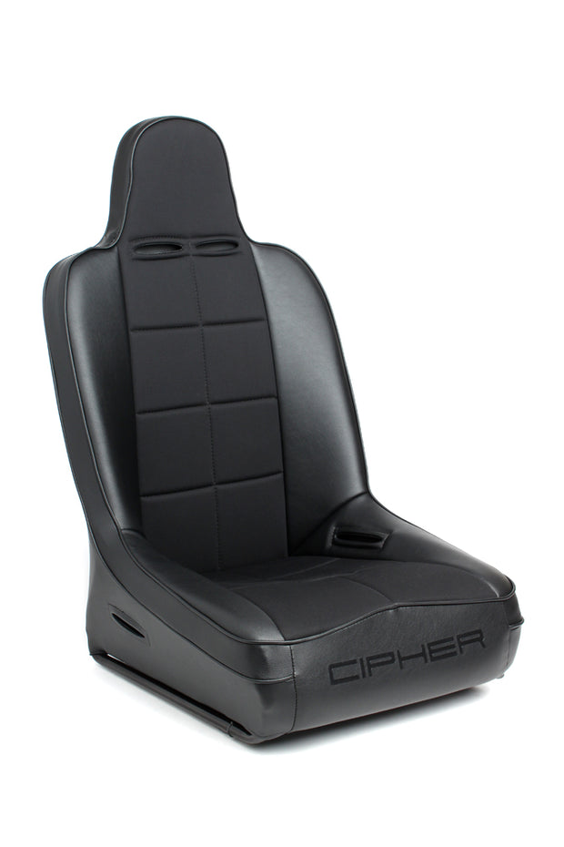 CPA3004 Black Leatherette w/ Fabric Insert Universal Fixed Bucket Suspension / Jeep Seats