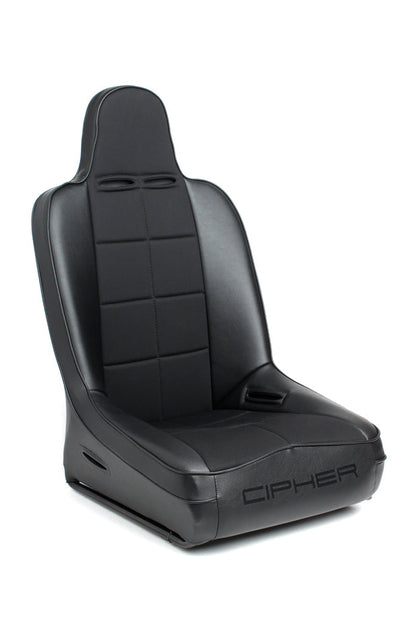 CPA3004 Black Leatherette w/ Fabric Insert Universal Fixed Bucket Suspension / Jeep Seats