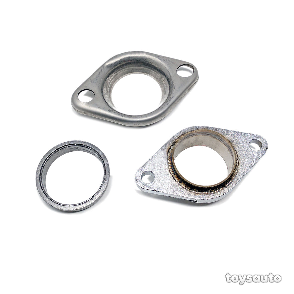 Rev9 3pc 2.5" Donut Gasket + Flange - Catback Exhaust Testpipe Header
