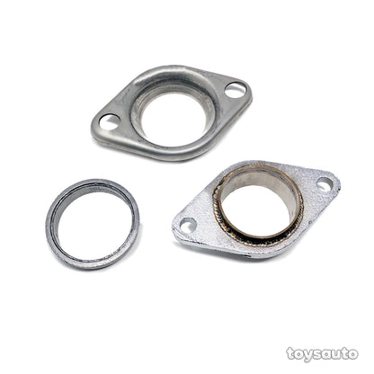 Rev9 3pc 2.5" Donut Gasket + Flange - Catback Exhaust Testpipe Header