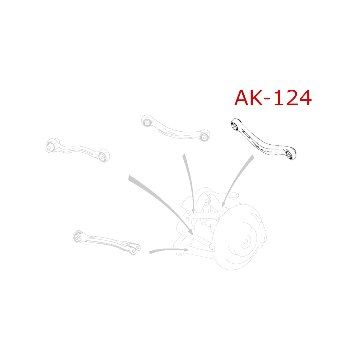 Godspeed Rear Up Camber Arm for W212 W213 E300 E350 E400 E500 E550 E43 E53 E63