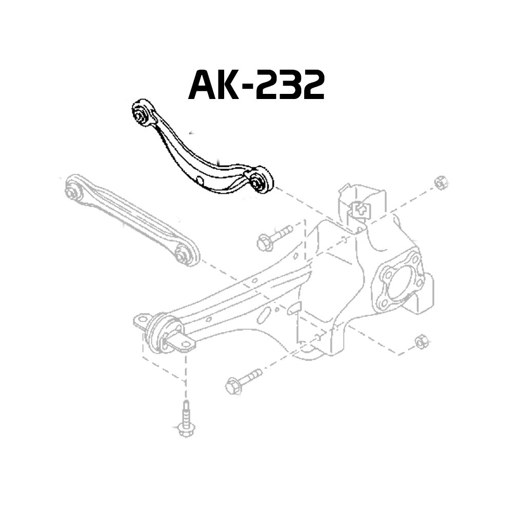 Godspeed MAZDA CX-7 (ER) 07-12 Adjustable Camber Rear Upper Arms *SPHERICAL BEARINGS*