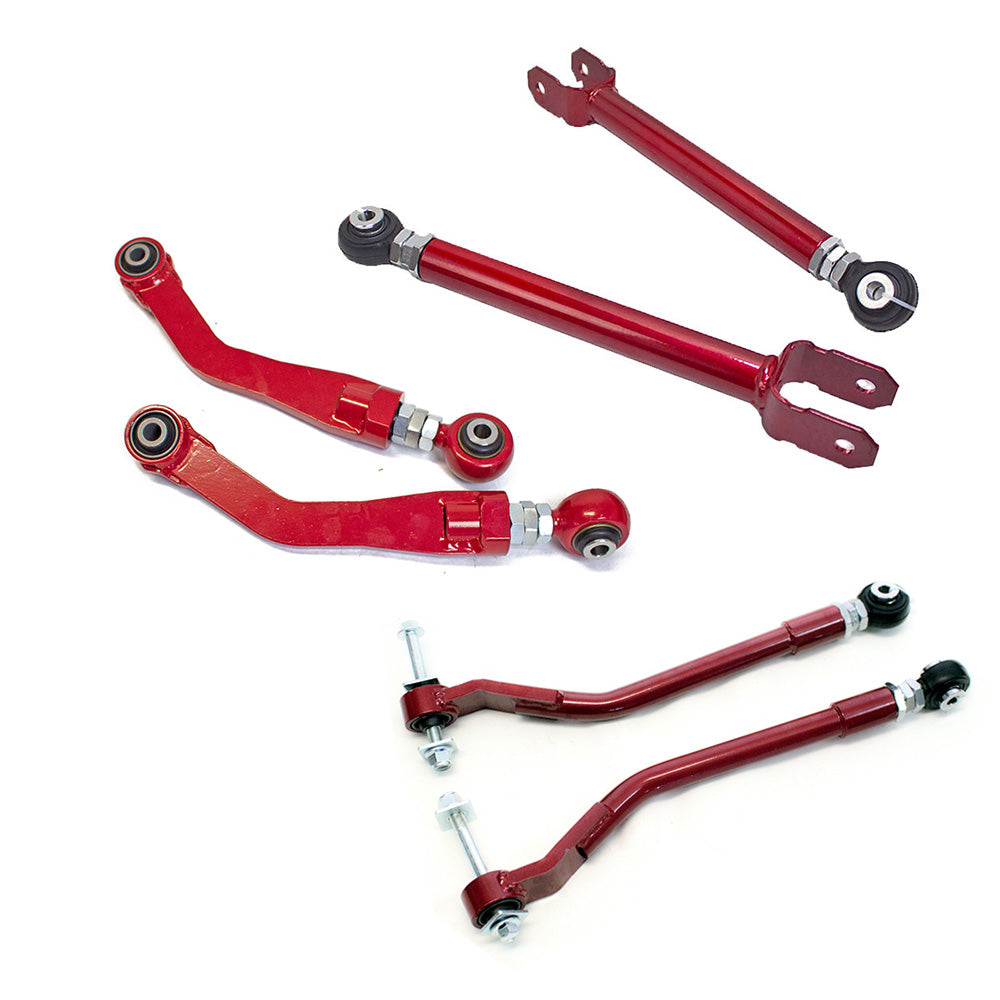Godspeed 6pc Rear V1 Trailing +Toe+Camber Arm for Challenger 08-23 Charger 06-23