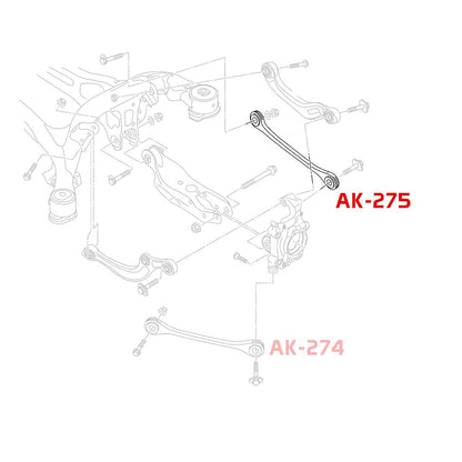 Godspeed 4pc Rear Lateral +Toe Arm for A5 S5 RS5 F5 18-22 A4 S4 Allroad B9 17-22