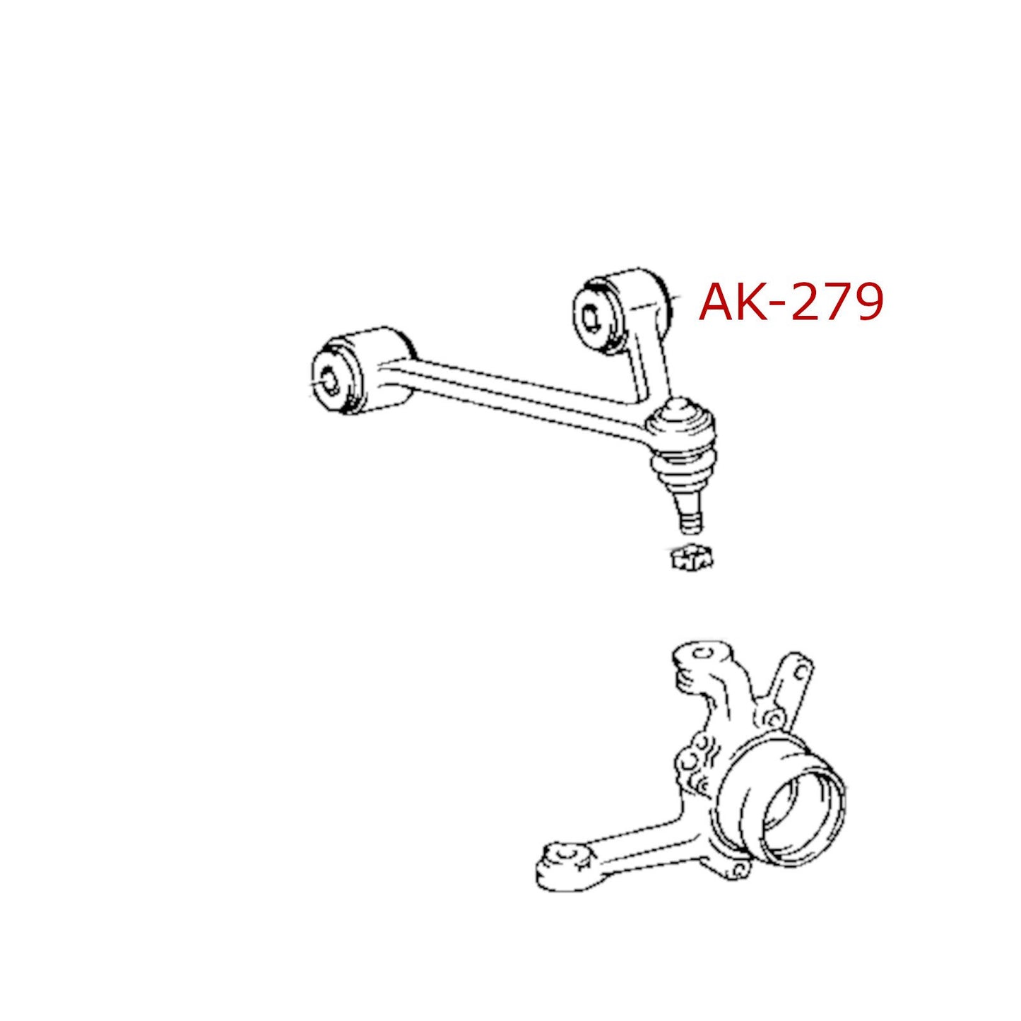 Godspeed 2pc Front Upper Camber Arm for Supra 93-98, SC300 SC400 92-00