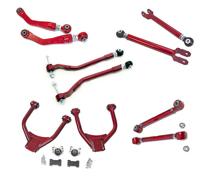 Godspeed 10pc Front Rear Camber+Trailing+Toe+Tension Arm for *RWD Challenger 08+