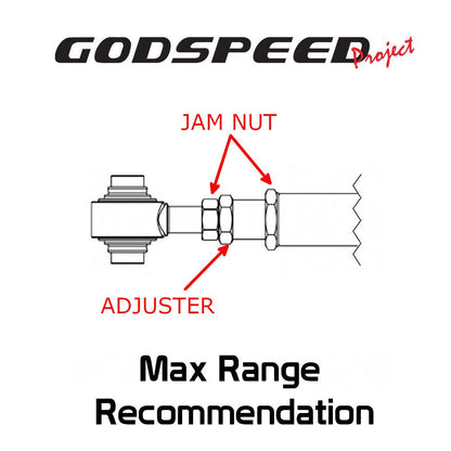 Godspeed 2pc Rear Upper Camber Arm for Volvo V70 08-10, V60 14-18, S60 11-18