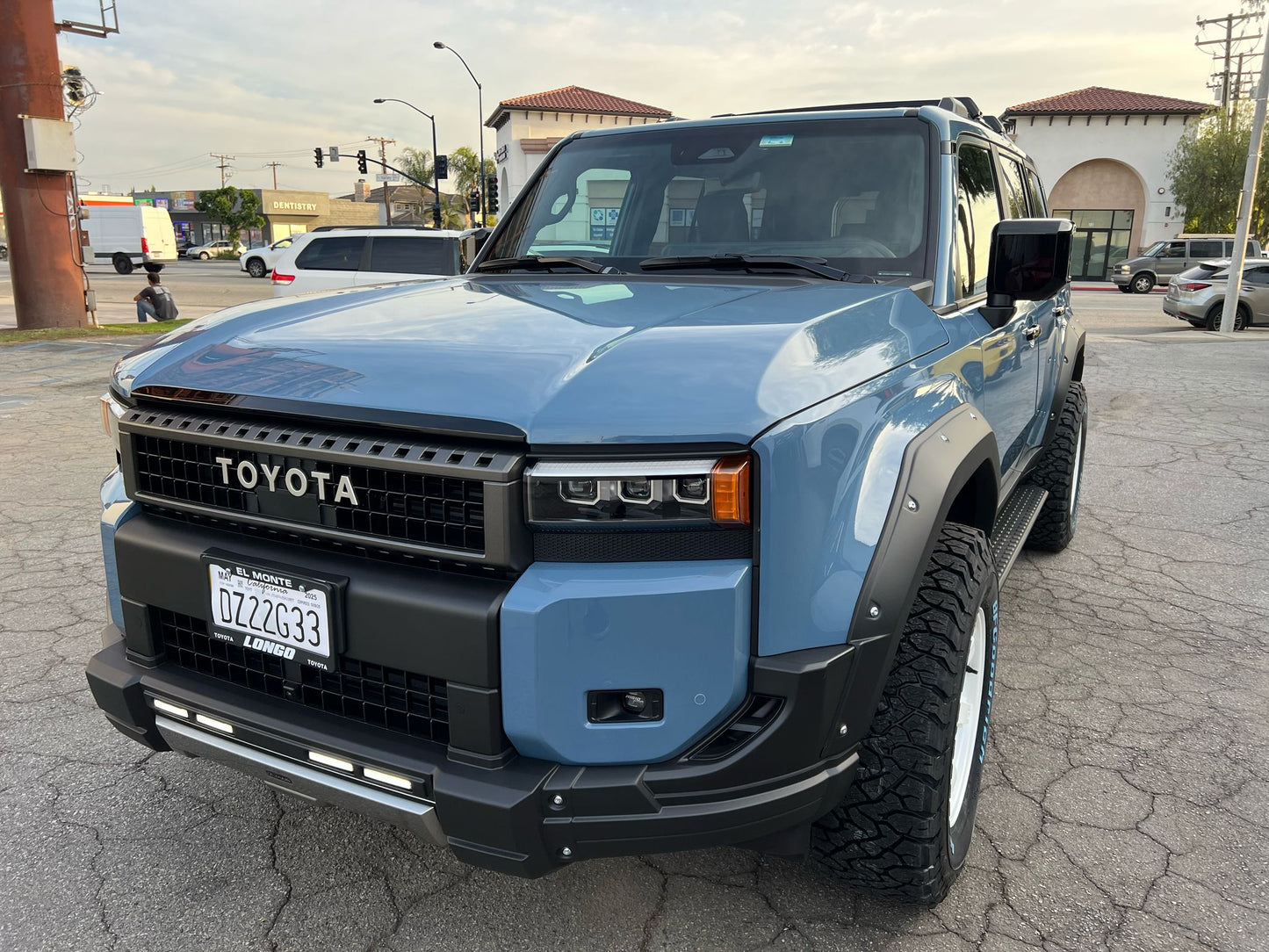 Jaos Front Bumper Guard (Add-on) Matte Black Toyota LC250 Land Cruiser 24+