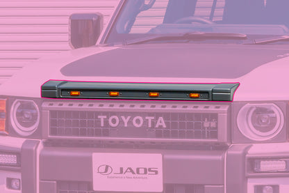 Jaos Front Nose Protector for Toyota LC250 Land Cruiser 24+ (Matte Black)