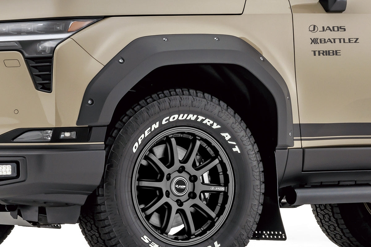 Jaos Fender Garnish Type X 9mm Matte Black Lexus GX550 Overtrail 24+