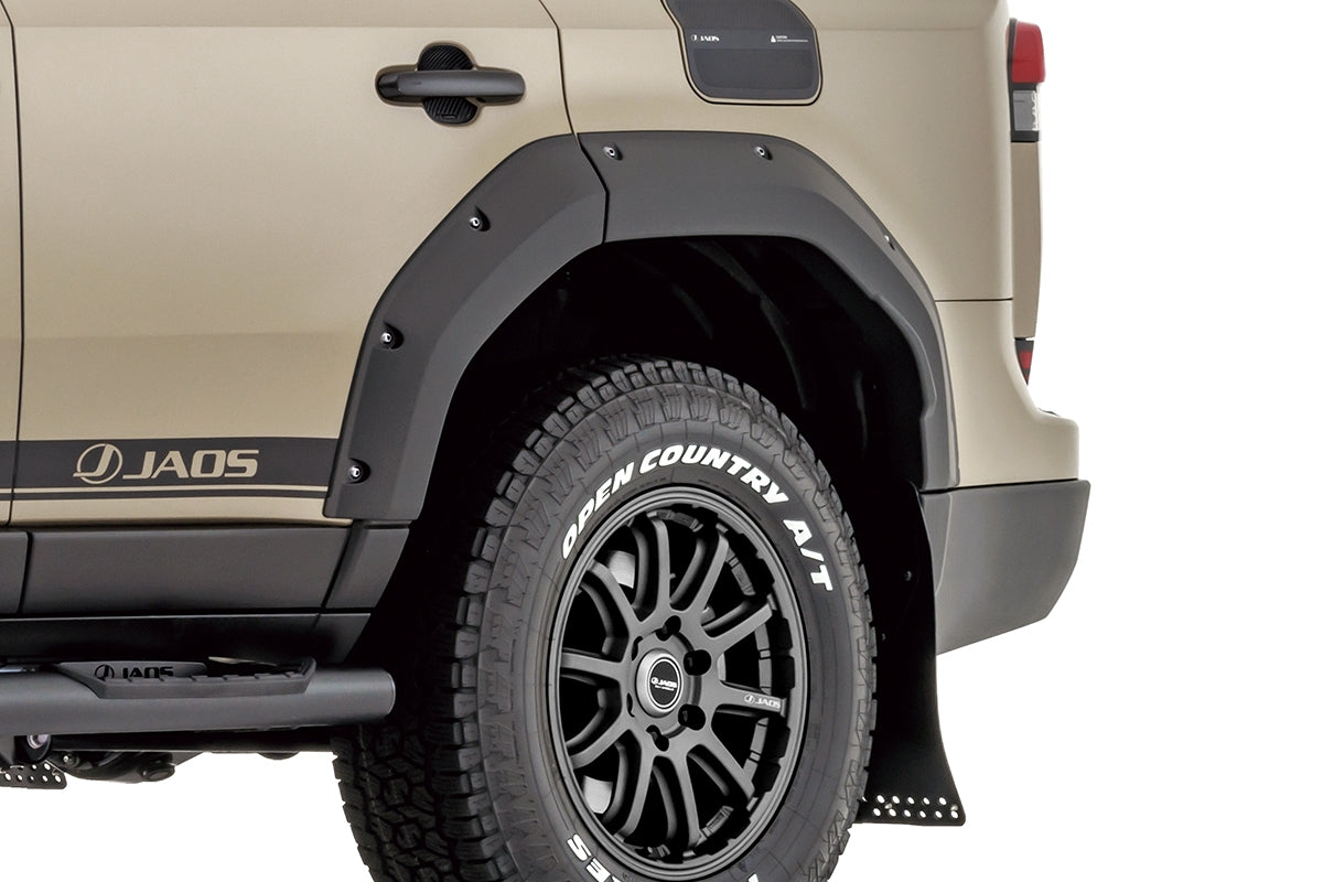 Jaos Fender Garnish Type X 9mm Matte Black Lexus GX550 Overtrail