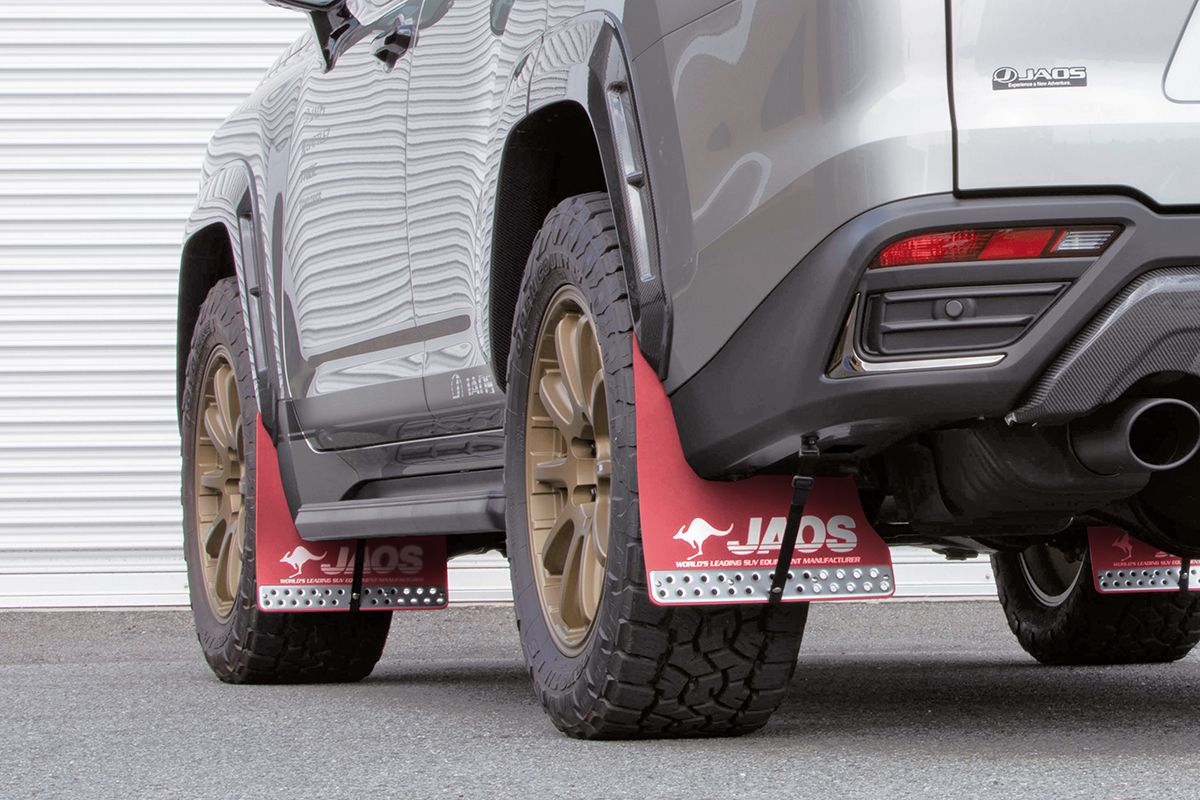 JAOS Front+Rear Mud Guard MudGuard Flap *Red for Lexus LX600 22-24