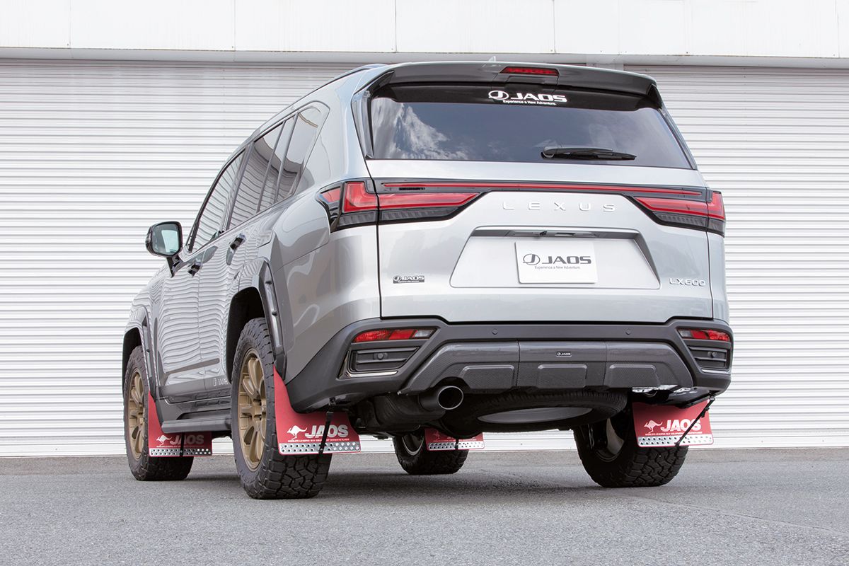 JAOS Front+Rear Mud Guard MudGuard Flap *Red for Lexus LX600 22-24