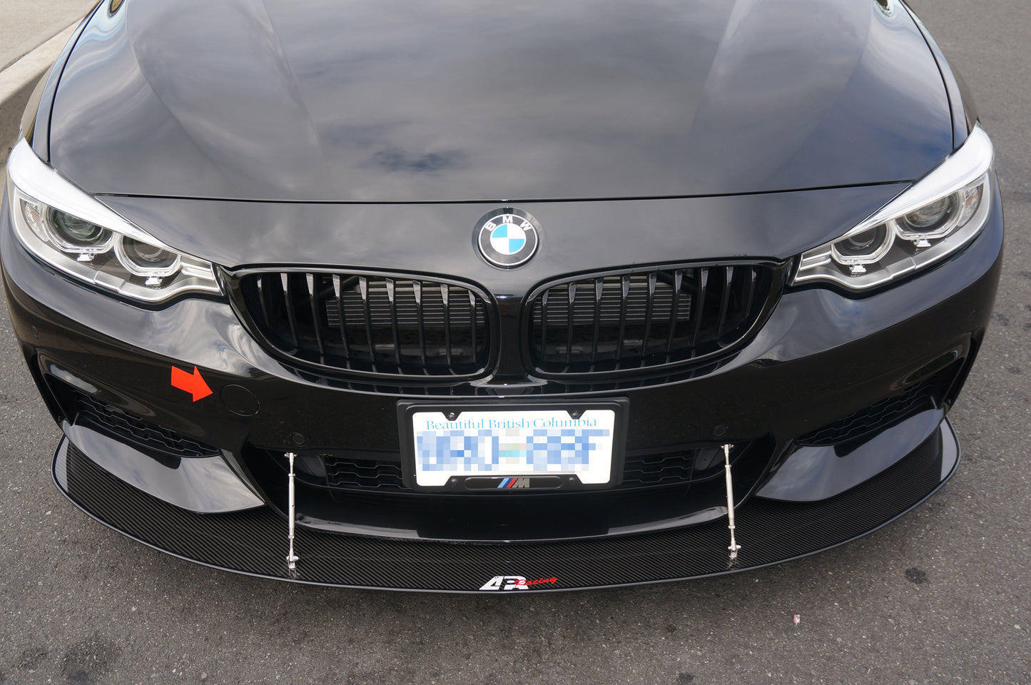 APR Performance  BMW 435i Stock Bumper Front Wind Splitter 2016-2019