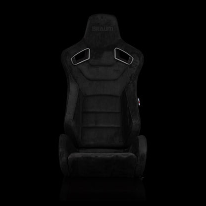 Braum Racing Elite Series Reclining Racing Seats Black Suede - Pair