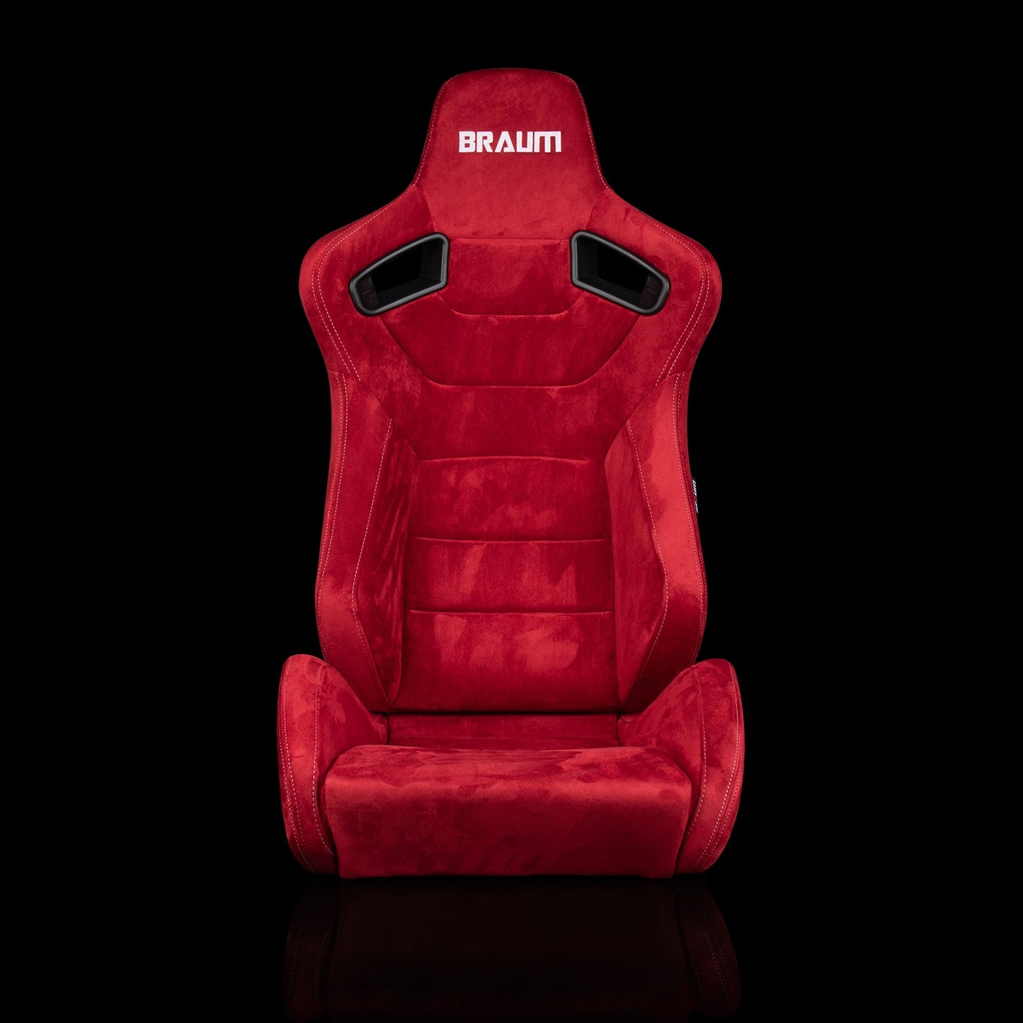 Braum Racing Elite Series Reclining Racing Seats Red Suede - Pair