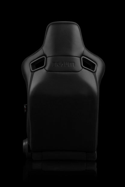 Braum Racing Elite-R Series Reclining Racing Seats (Black Cloth)