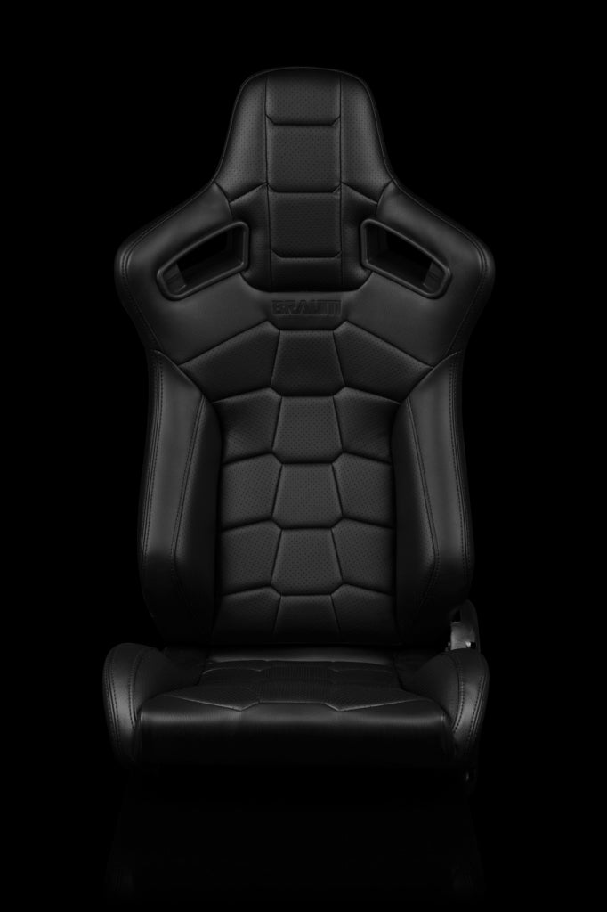 Braum Racing Elite-X SERIES Reclining Racing Seats Black Komodo Edition-PAIR