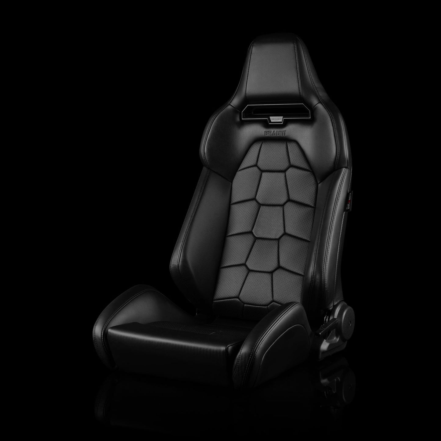 Braum Racing VIPER-X Series Sport Reclinable Seats (Black Viper Skin)