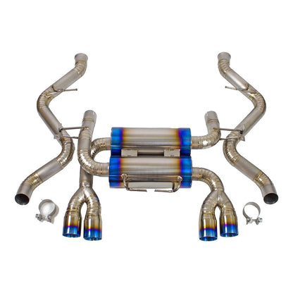 Rev9 Full Titanium Quad Tip Axle Back Exhaust for BMW E90 M3 08-11