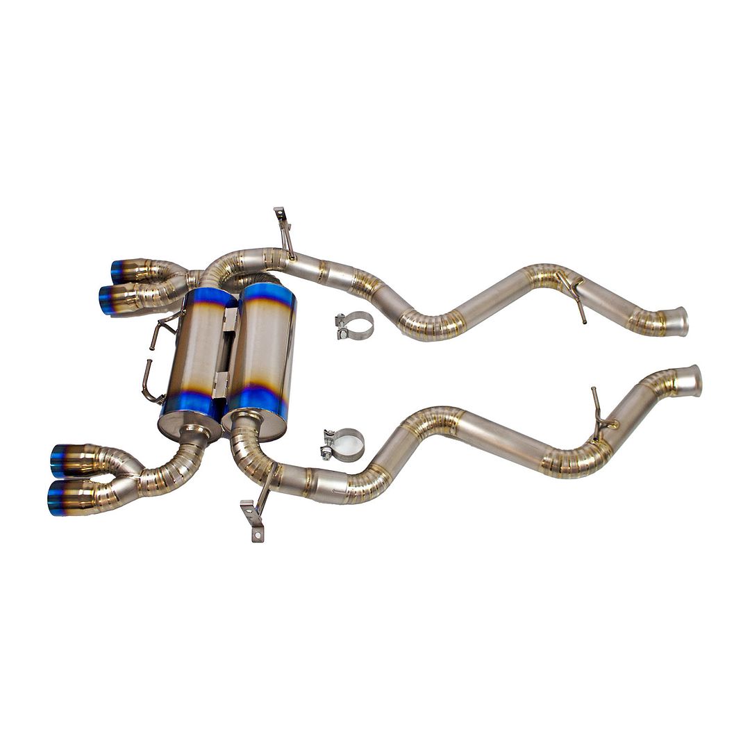 Rev9 Full Titanium Quad Tip Axle Back Exhaust for BMW E90 M3 08-11