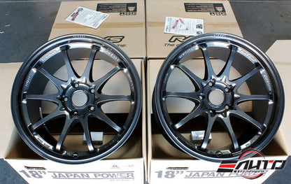 Rays Volk CE28 Club Racer II Black Edition Wheel Rim 18x9.5 +38 5x120, Set 4