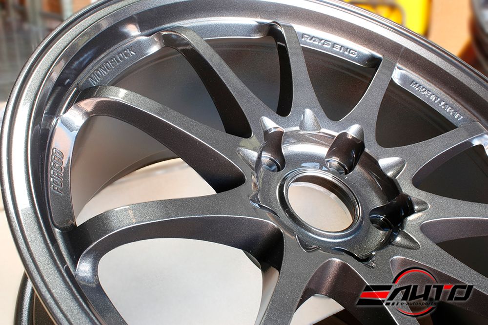 Rays Volk CE28 Club Racer II Black Edition Wheel Rim 18x9.5 +38 5x120, Set 4
