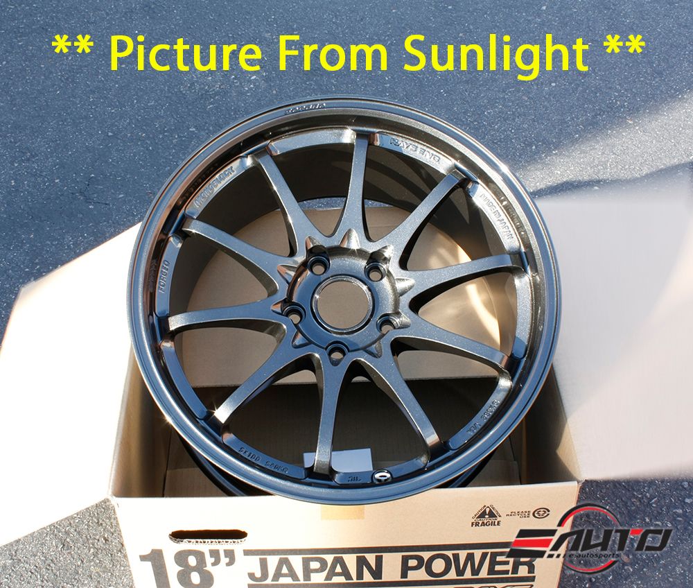Rays Volk CE28 Club Racer II Black Edition Wheel Rim 18x9.5 +38 5x120, Set 4