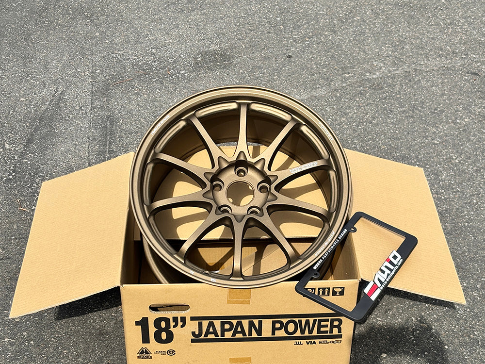 Rays Volk CE28N-Plus Matte GunBronze Wheel Rim 18" 18x9.5 +38 5x114.3, Set 4
