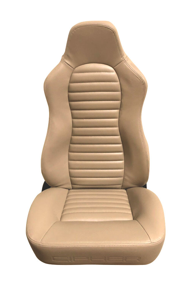 CPA3001 Beige Leatherette Universal Suspension / Jeep Seats - Pair