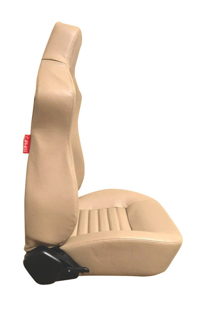 CPA3001 Beige Leatherette Universal Suspension / Jeep Seats - Pair
