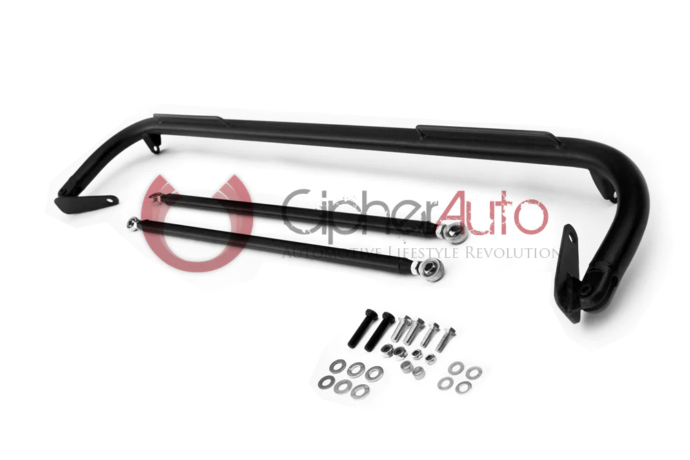 Cipher Racing Harness Bar Black Powder Coated (2012-2015 Honda Civic Sedan)