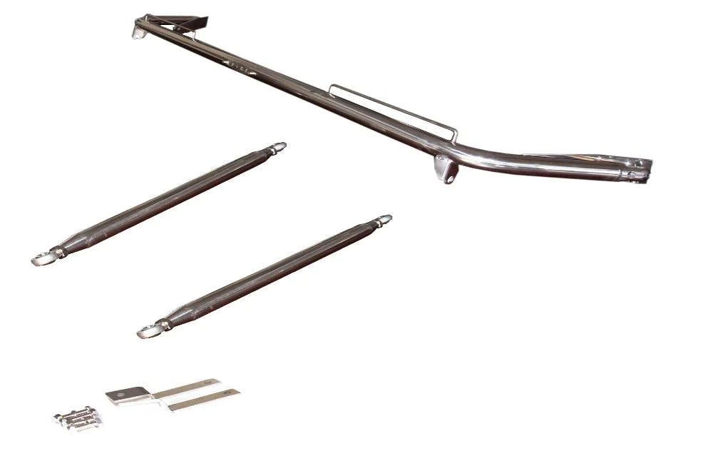 Cipher Racing Harness Bar Black Powder Coated (2015-2020 DODGE CHARGER)