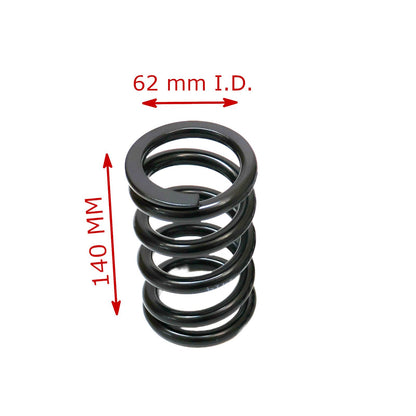 Godspeed Black Custom Coilover Spring Pair - 4KG/784lbs, 140mm L x 62mm ID