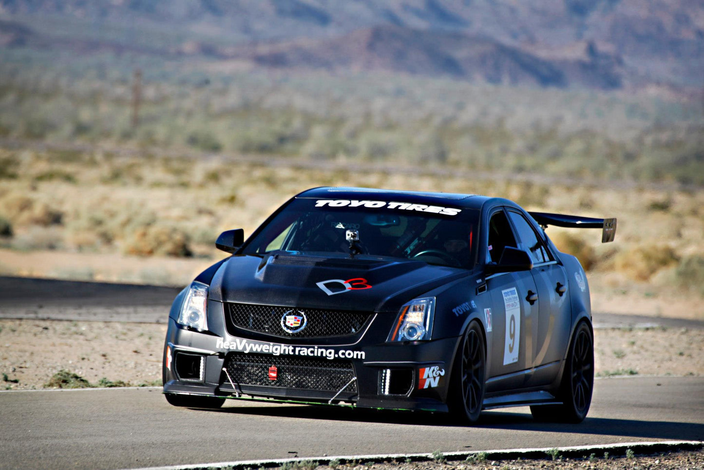 APR Performance  Cadillac CTS-V Sedan GTC-500 Adjustable Wing 2008-2015