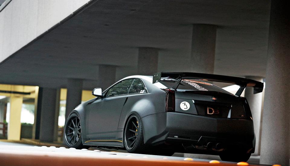 APR Performance  Cadillac CTS-V Coupe GTC-500 Adjustable Wing 2011-2015