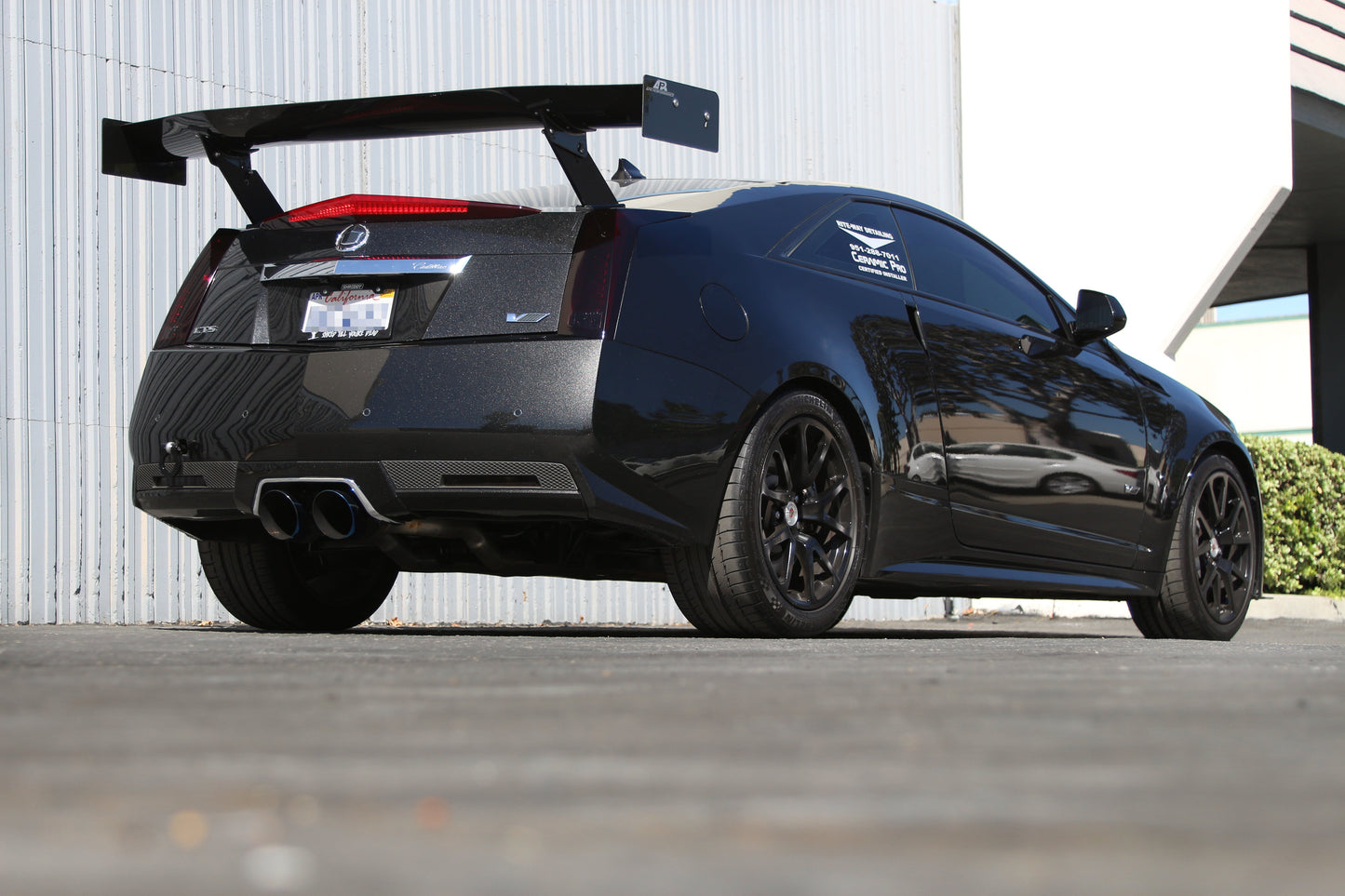 APR Performance  Cadillac CTS-V Coupe GTC-500 Adjustable Wing 2011-2015