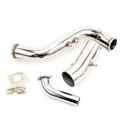 Rev9 T4 Turbo 3" Downpipe, 4" Intake pipe, Dump Tube Set for Supra 2JZGE 2JZGTE