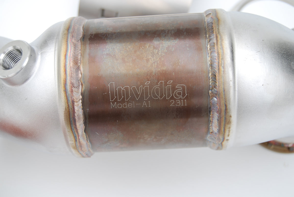 INVIDIA J-Pipe + Bottom Front Pipe High Flow Catted for *Auto* WRX FA24 Turbo 22-26 (Copy)