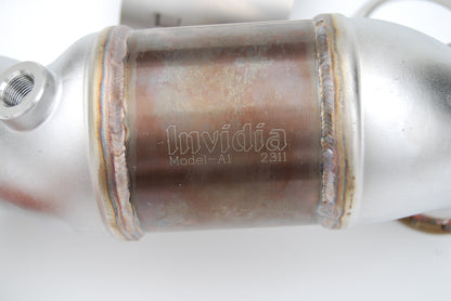 INVIDIA J-Pipe + Bottom Front Pipe High Flow Catted for *Auto* WRX FA24 Turbo 22-26 (Copy)