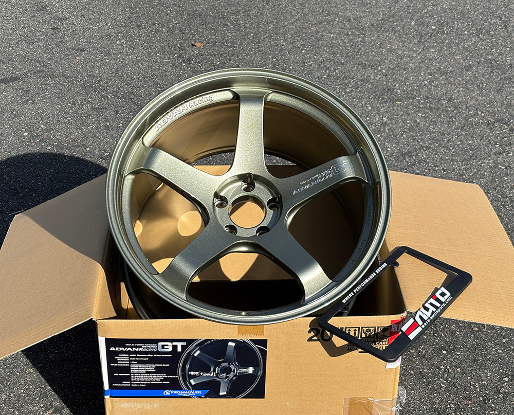 Advan GT Beyond Racing Sand Metallic Wheel 20" 20x10 +35 20x12 +20 5x114.3 Set 4