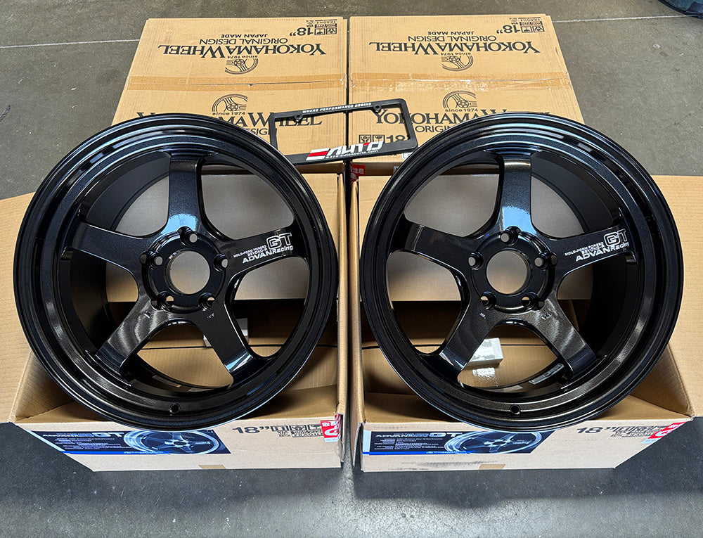 Advan GT Beyond-R 18x10 +40 5x120 Wheel Titan Black for Integra Type S 24-26